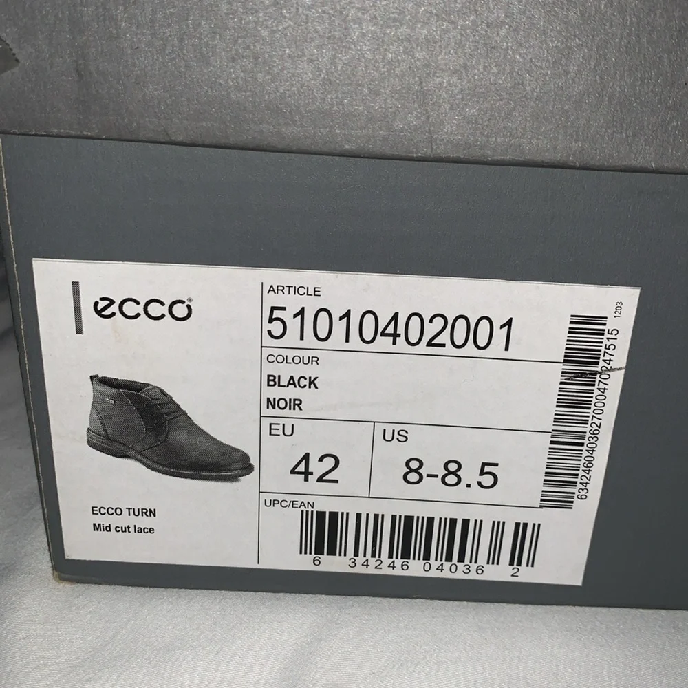 Gently Loved Mens Mid Calf Lace Shoe by ECCO